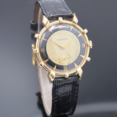 27001048b - LeCoultre seltene, ausgefallene Armbanduhr in GG 585/000, Schweiz f. d. US-Markt um ...