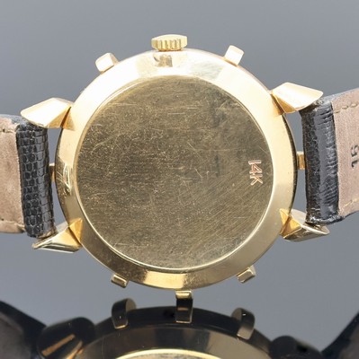 27001048d - LeCoultre seltene, ausgefallene Armbanduhr in GG 585/000, Schweiz f. d. US-Markt um ...