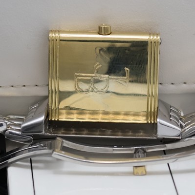 27001055f - Jaeger-LeCoultre Reverso Armbanduhr Referenz 250.5.11, quarz, um 180 Grad drehbares ...