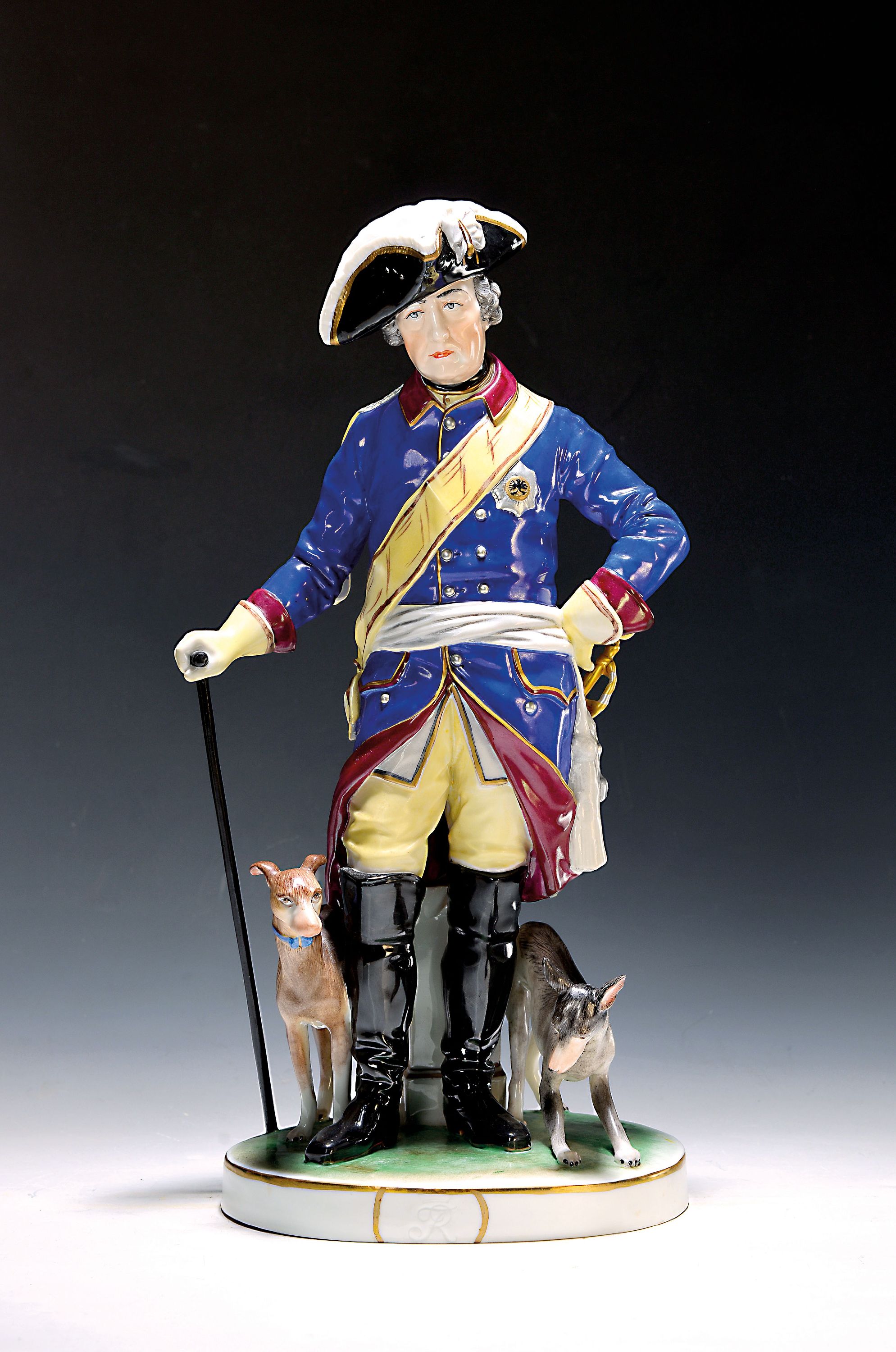 Image 27001558 - Standbild ´Der Alte Fritz´, Aelteste Volkstedt, Porzellan, realistische Bemalung, ...