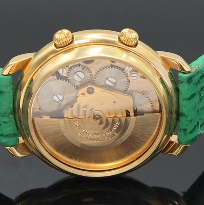 27001530d - MAURICE LACROIX Herrenarmbanduhr mit Wecker, Schweiz um 1995, Automatik, verg. Geh. ...