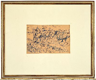 27002035k - Otto Dill, 1884 Neustadt/Wstr. - 1957 Bad Dürkheim, Tuschezeichnung, Pferderennen, re. ...