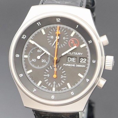 27002195a - PORSCHE DESIGN Military Armbandchronograph Referenz 7177, Schweiz 1980er Jahre, matt. ...