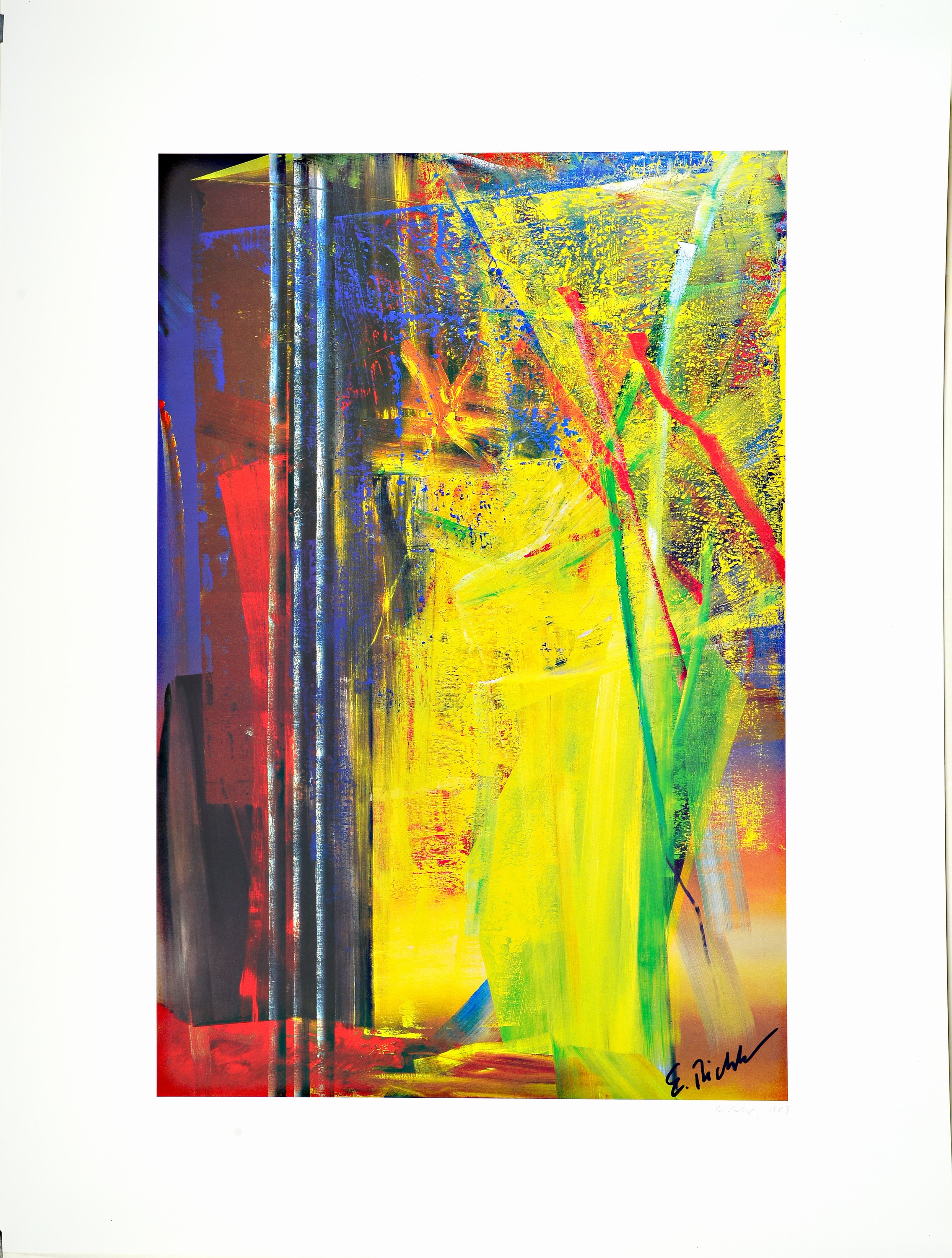 Image 27002221 - Gerhard Richter, geb. 1932, Victoria II, Farboffset, rechts unten handsign., dat. 1987, ...