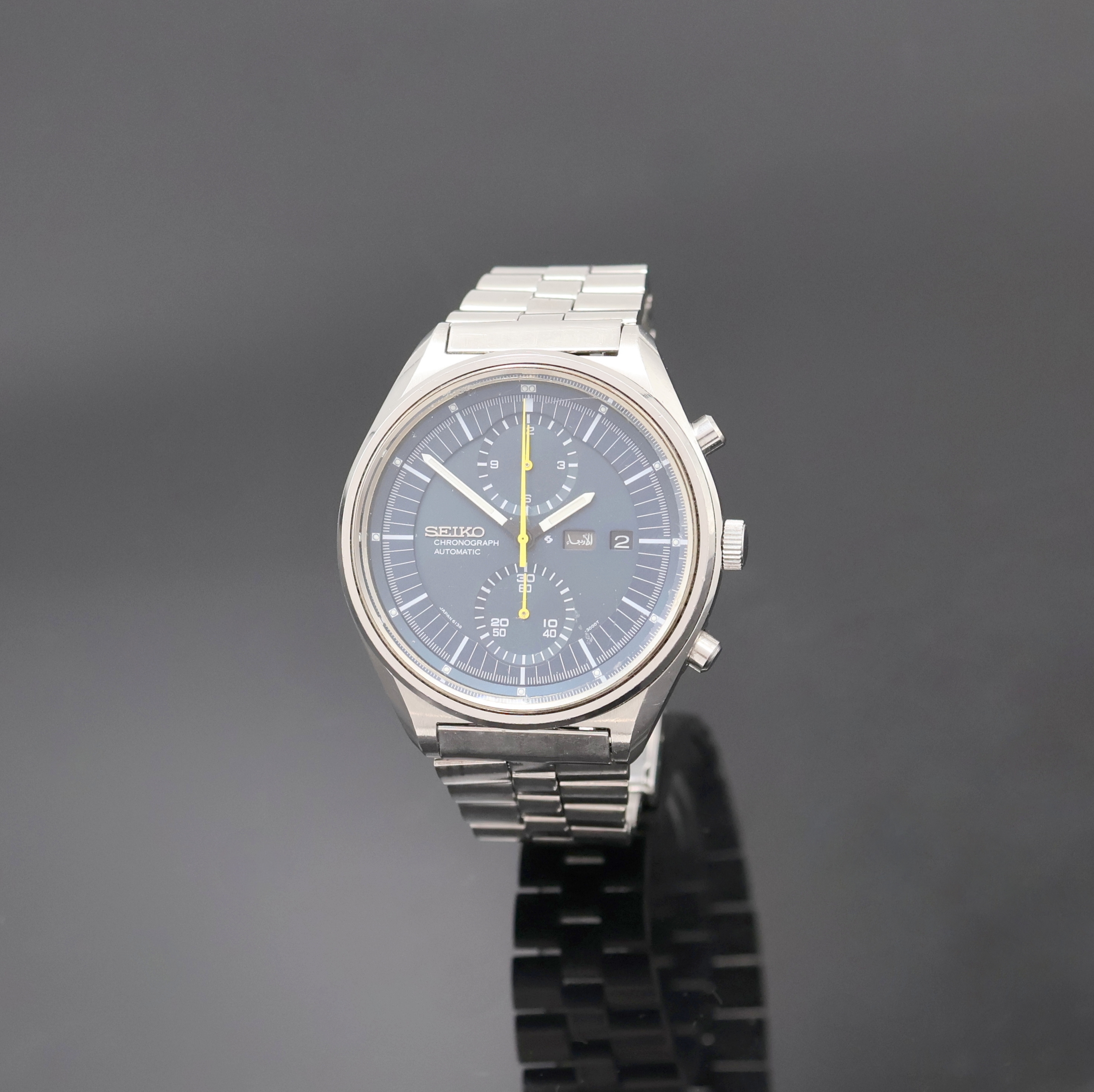 Image 27002276 - SEIKO Jumbo Armbandchronograph Referenz 6138- 3002, Japan um 1975, Automatik, ...