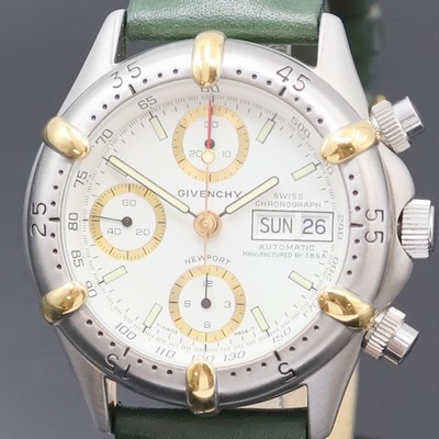 27002217a - GIVENCHY Armbandchronograph Modell Newport, Schweiz 1990er Jahre, Automatik, ...