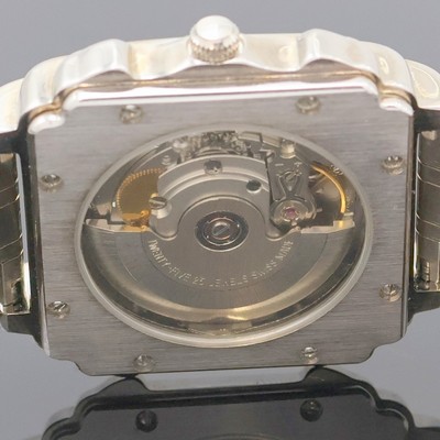 27002271e - ZENO De Luxe Herrenarmbanduhr in Stahl, Schweiz um 1995, Automatik, beids. vergl. Geh., ...