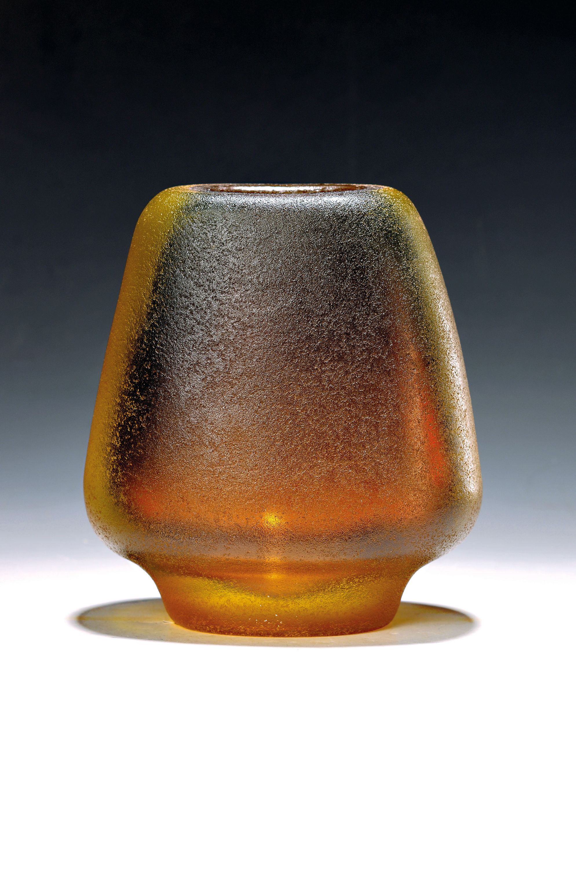 Image 27002307 - Vase, ´Corroso´, Flavio Poli, um 1959, Ausführung Seguso, Vetri d´Arte, dickwandiges ...