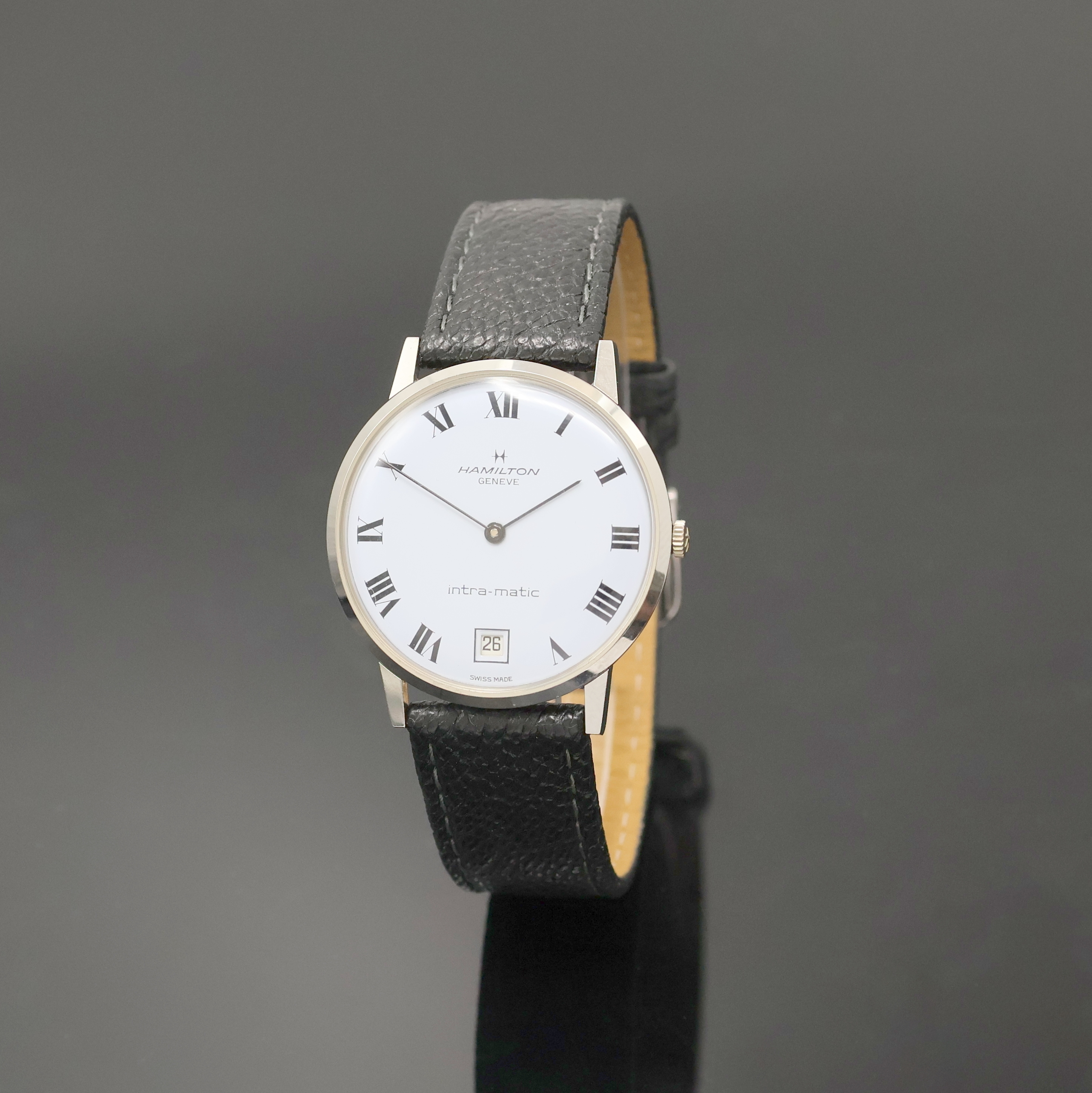 Image 27002308 - HAMILTON Intra-Matic Armbanduhr Referenz 92006, Schweiz um 1965, Automatik, ...