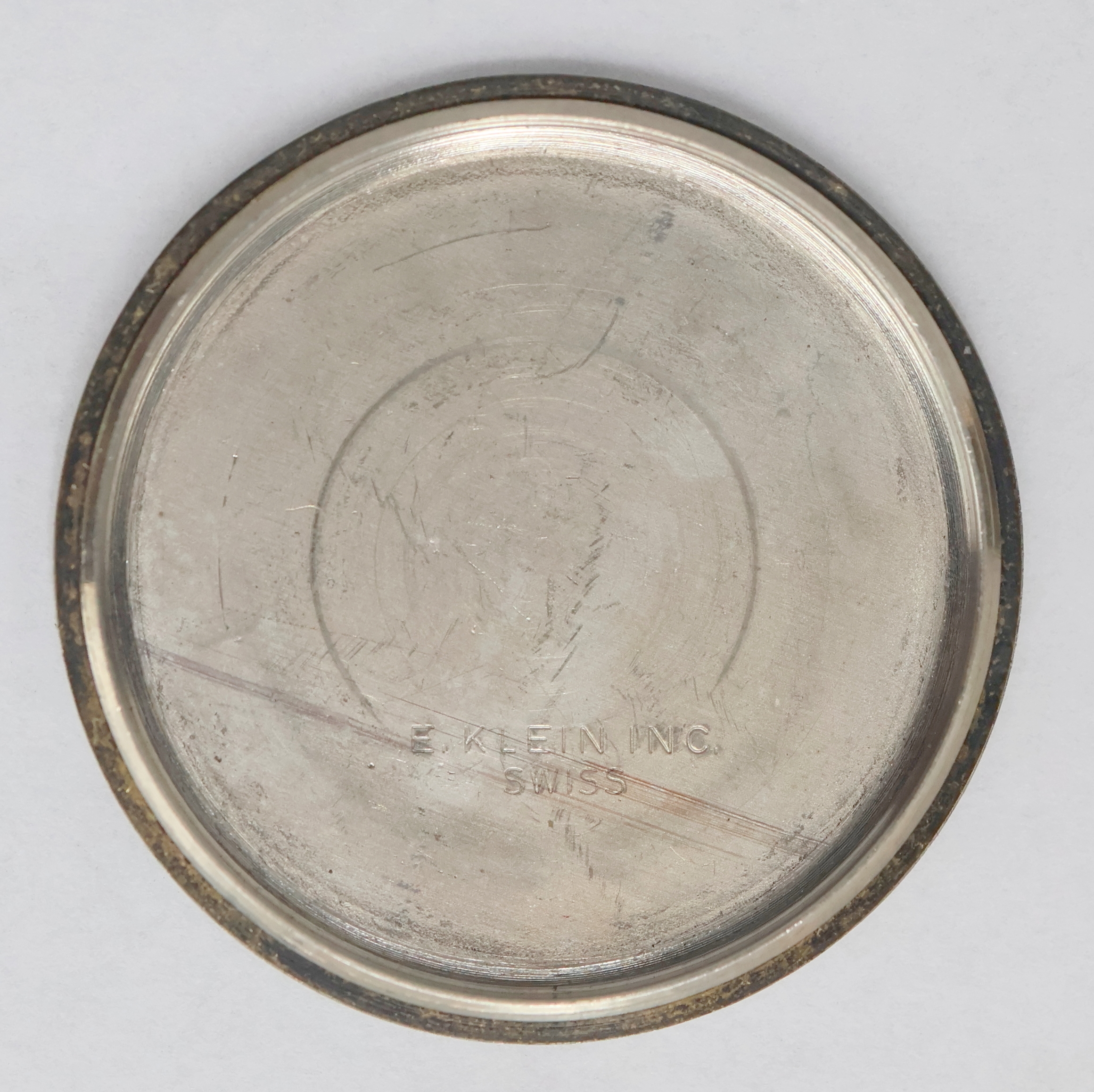 Detail g: MARC NICOLET verchromte Armbanduhr, Schweiz um 1970, Automatik, Stahlboden verschr., Lünette m. 60er teil. beids. drehb., dunkelblaues Zifferbl. m. ...