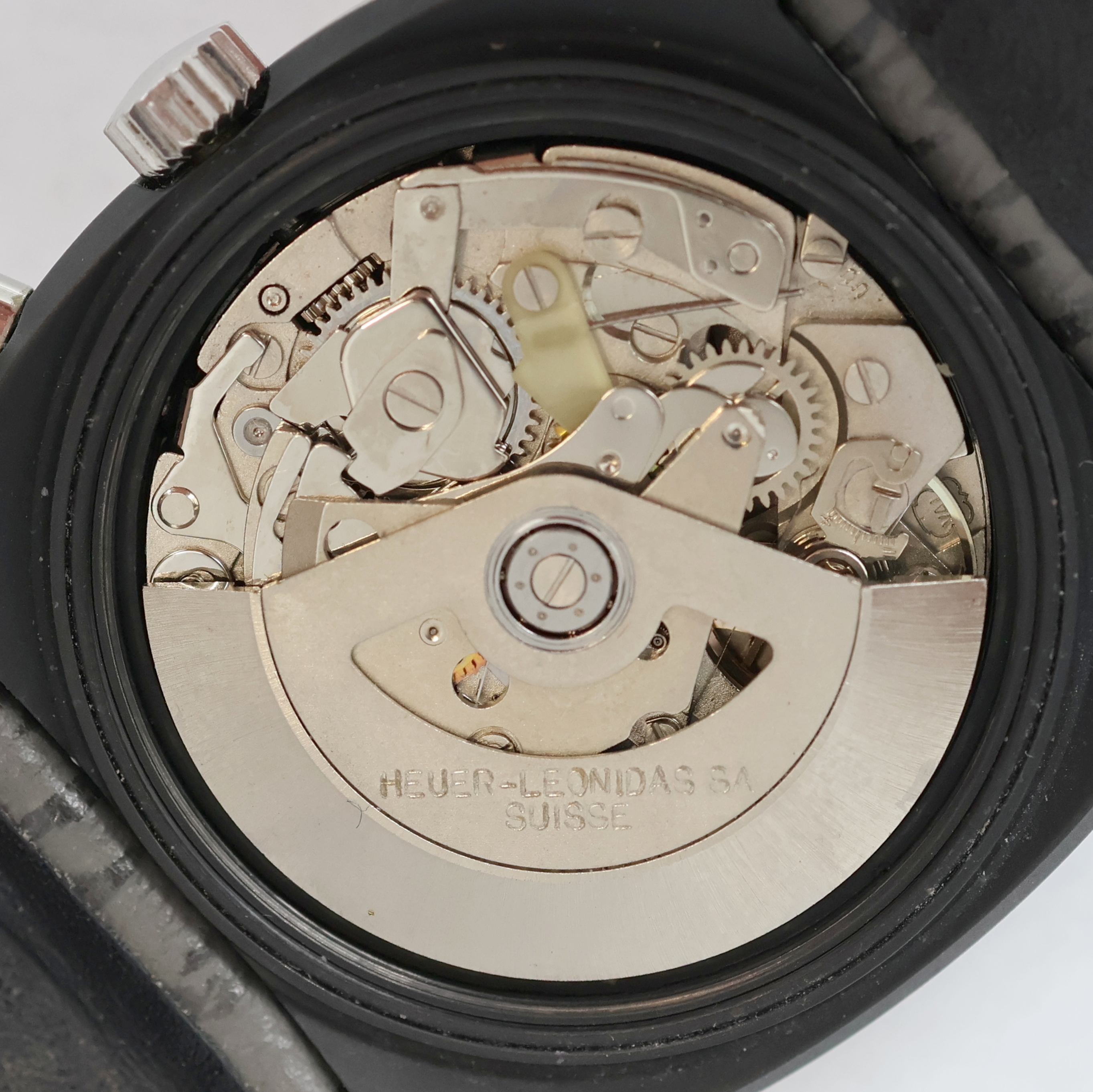 Detail f: Armbandchronograph bezeichnet Kentucky, Schweiz um 1975, Automatik, Edelstahlgeh. teils geschw., Boden verschr., silb. Zifferbl. m. aufges. ...
