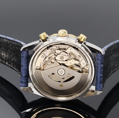 27002408d - TISSOT PR 100 Armbandchronograph in Stahl, Schweiz 1980er Jahre, Automatik, Boden u. ...