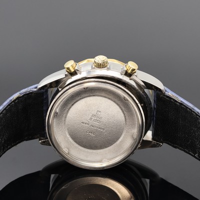 27002408f - TISSOT PR 100 Armbandchronograph in Stahl, Schweiz 1980er Jahre, Automatik, Boden u. ...