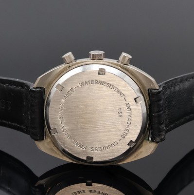 27002422c - PALLAS Para verchromter Armbandchronograph, Schweiz um 1975, Handaufzug, Stahlboden ...