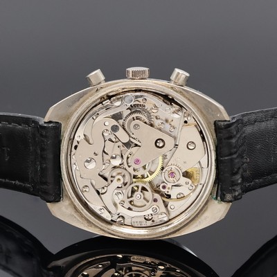 27002422d - PALLAS Para verchromter Armbandchronograph, Schweiz um 1975, Handaufzug, Stahlboden ...