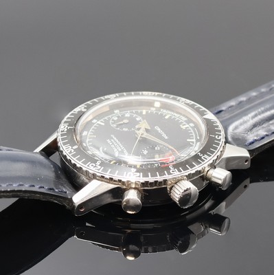 27002440b - CROTON Chronomaster Aviator Sea Diver Armbandchronograph in Stahl, Schweiz 1960er Jahre, ...