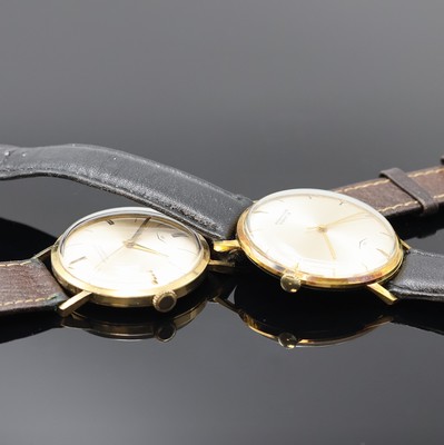 27002446c - JUNGHANS, CAUNY Chronograph sowie 2 weitere Armbanduhren bezeichnet W, Schweiz ...