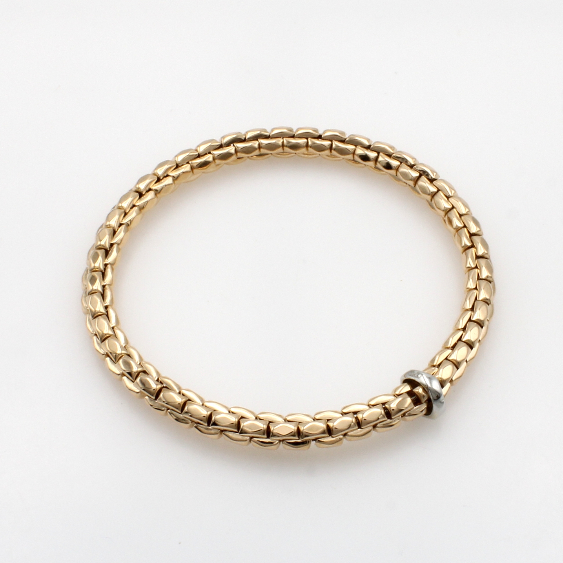 Image 27003149 - Elastisches Armband, GG 585/000, im anged. Ankermuster, D. ca. 6 mm