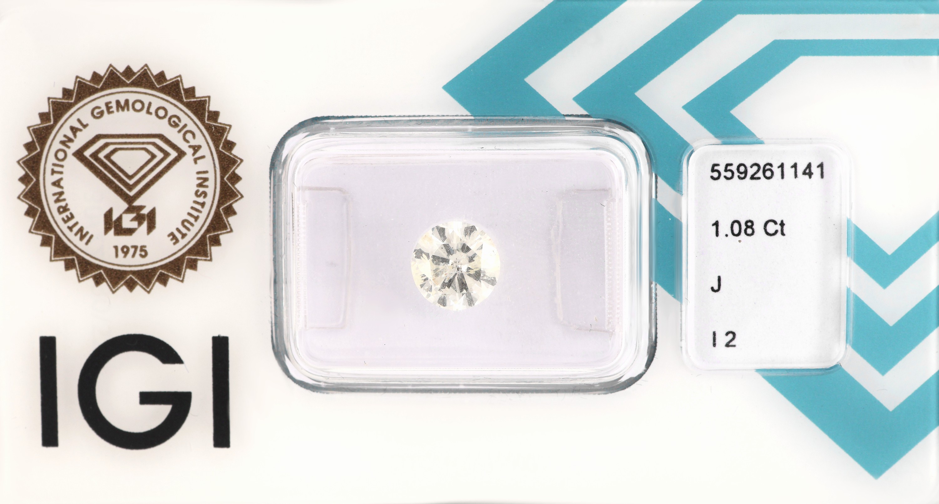 Image 27003263 - Loser Brillant 1.08 ct l.get.Weiß(J)/p2, verschweißt, Polish very good, Symmetry good, ...