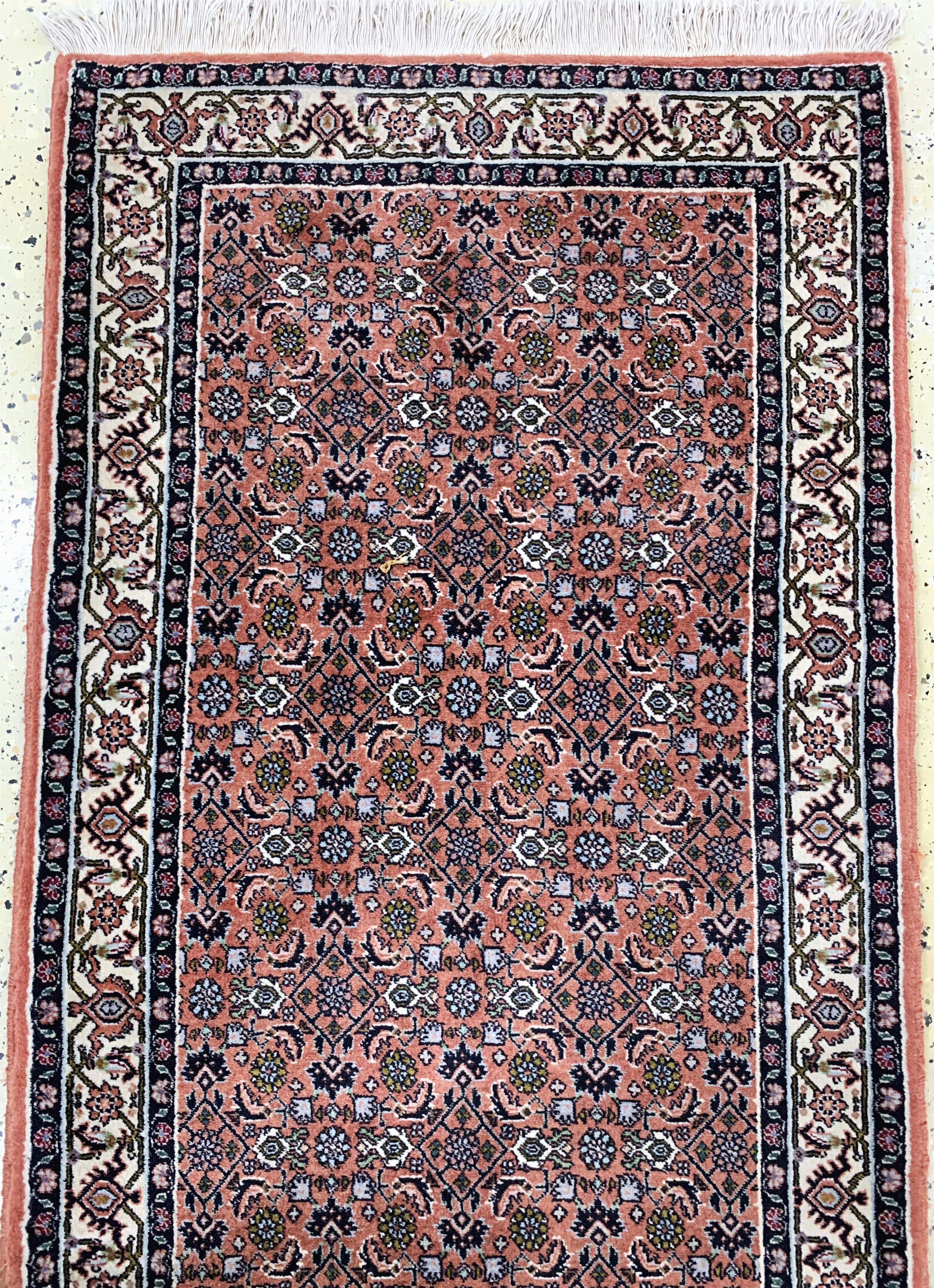 Detail a: Bidjar fein, Persien, Ende 20.Jhd, Korkwolle auf Baumwolle, ca. 240 x 85 cm, EHZ:2