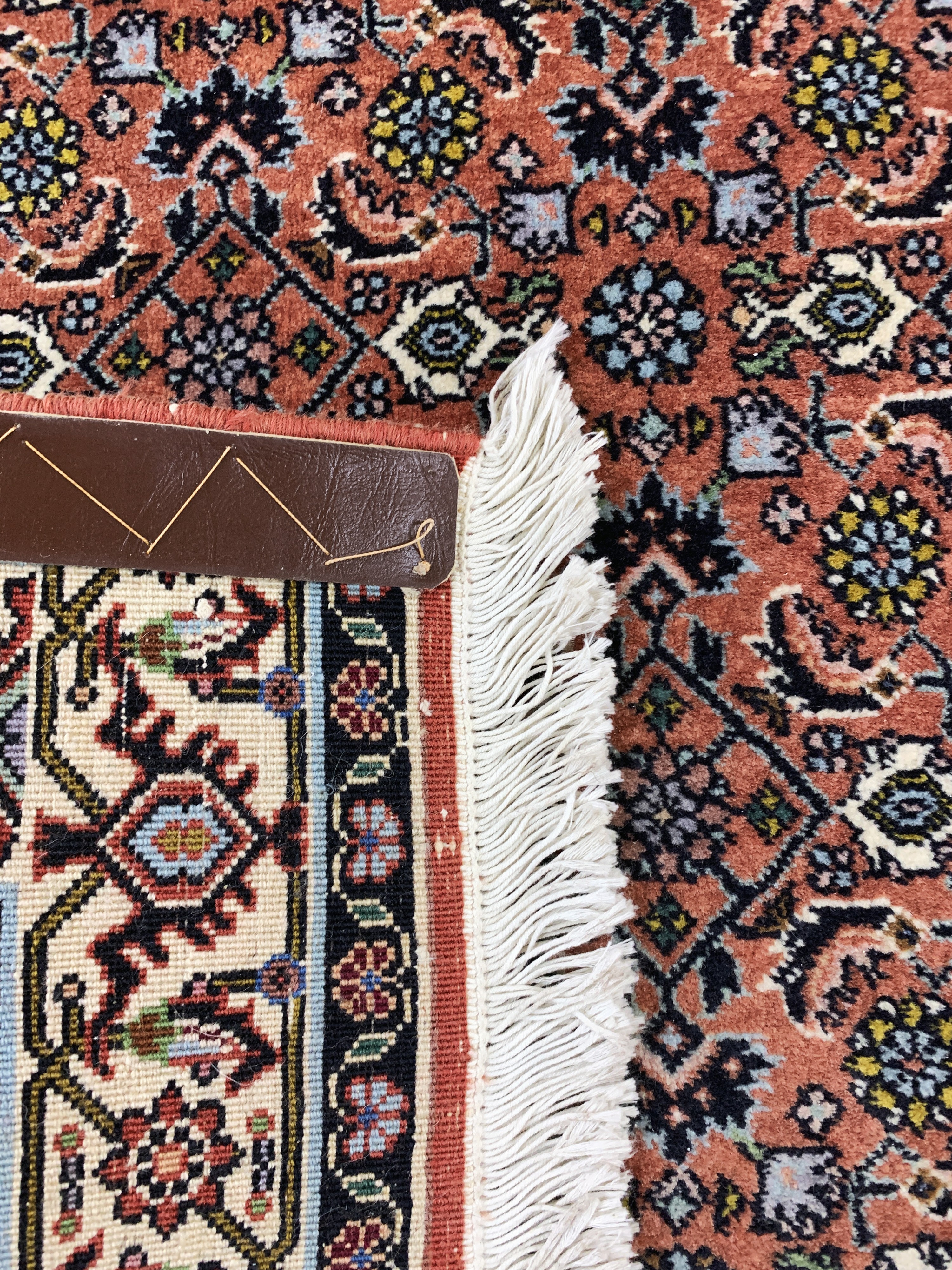 Detail d: Bidjar fein, Persien, Ende 20.Jhd, Korkwolle auf Baumwolle, ca. 240 x 85 cm, EHZ:2