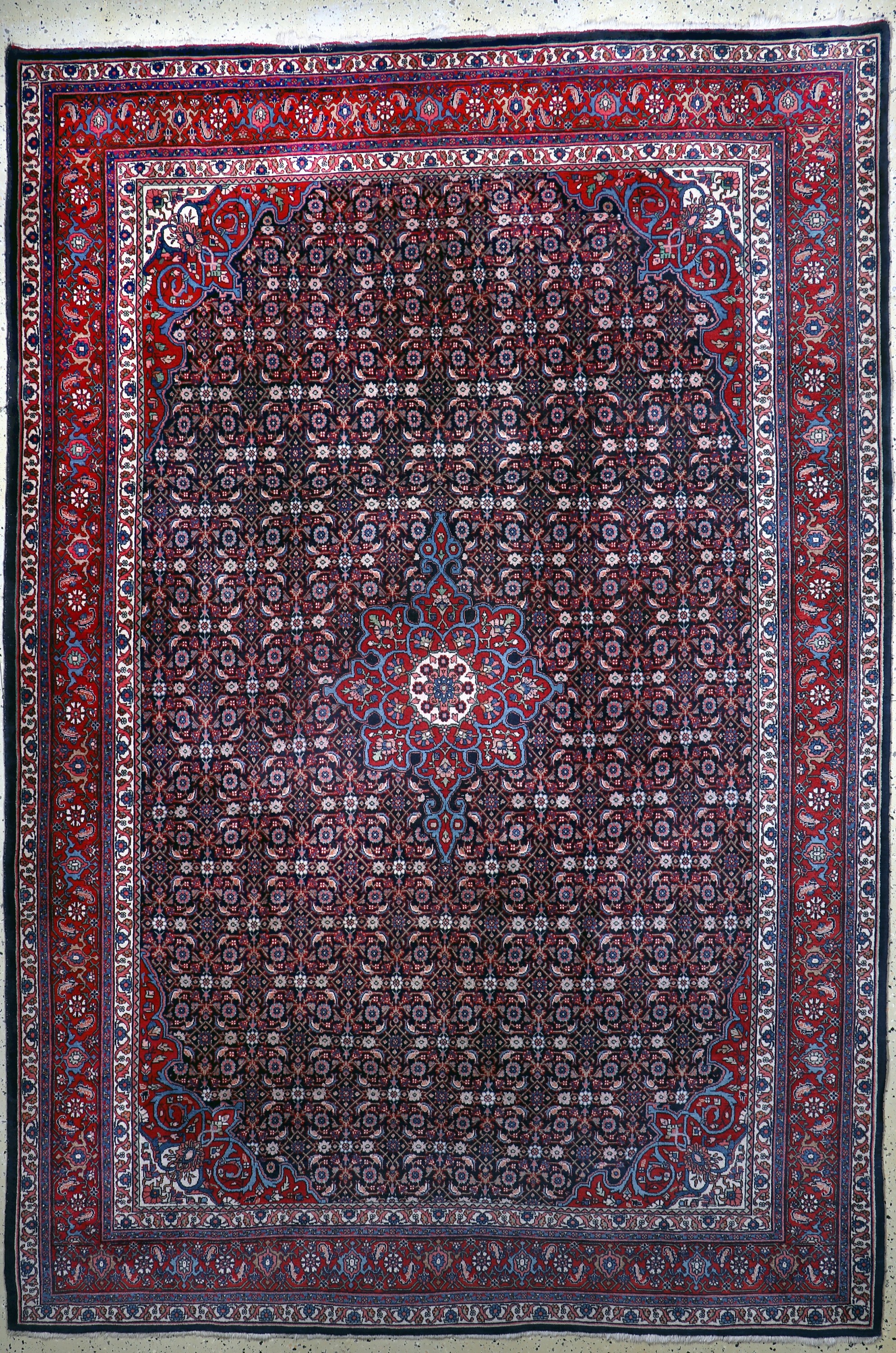 Image 27003421 - Bidjar fein alt, Persien, Mitte 20.Jhd, Korkwolle auf Baumwolle, ca. 330 x 222 cm, EHZ: ...