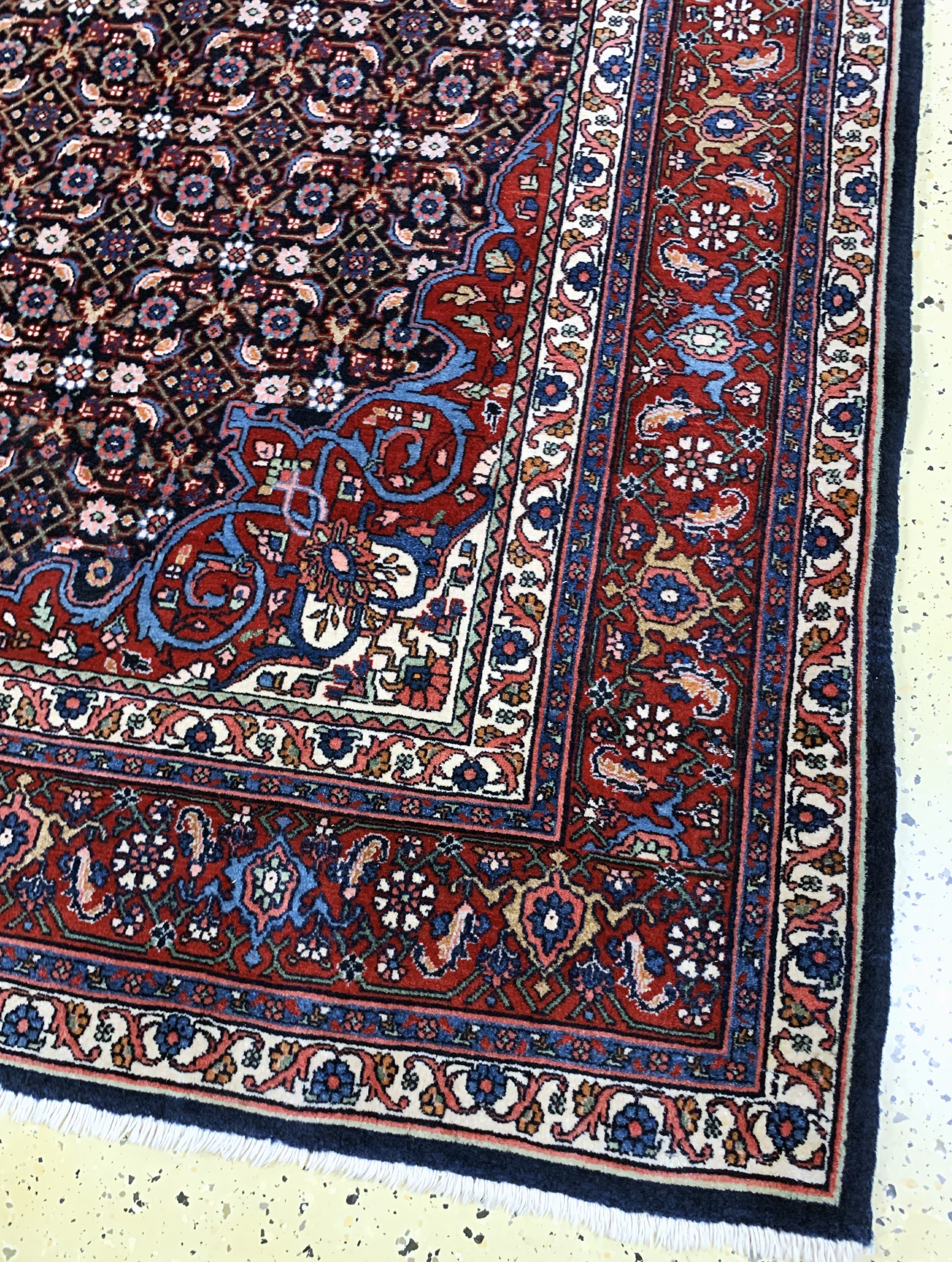 Detail a: Bidjar fein alt, Persien, Mitte 20.Jhd, Korkwolle auf Baumwolle, ca. 330 x 222 cm, EHZ: 2