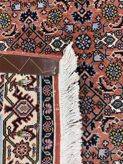 27003414d - Bidjar fein, Persien, Ende 20.Jhd, Korkwolle auf Baumwolle, ca. 240 x 85 cm, EHZ:2 ...