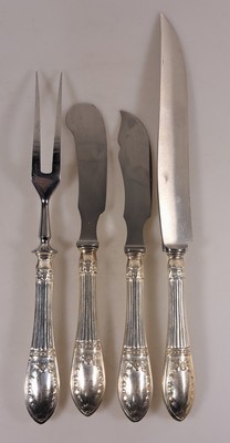 27003533l - Silberbesteck, Wilkens & Söhne, Modell Straßburger Empire, 800er Silber, 6 Gabeln, 6 ...