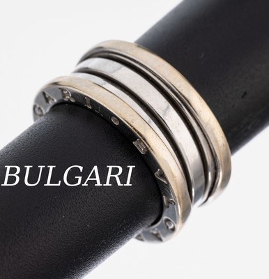 Image 18 kt Gold BULGARI Ring, GG 750/000, B ZeroSerie, sign. und num., RW 52, ca. 9.2 g, in ...
