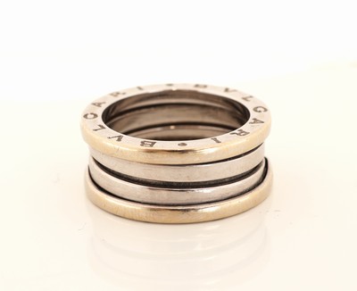 27003793a - 18 kt gold BULGARI ring , YG 750/000, B Zero series, signed and num., ringsize 52, ...