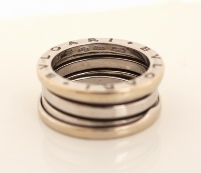 27003793d - 18 kt gold BULGARI ring , YG 750/000, B Zero series, signed and num., ringsize 52, ...