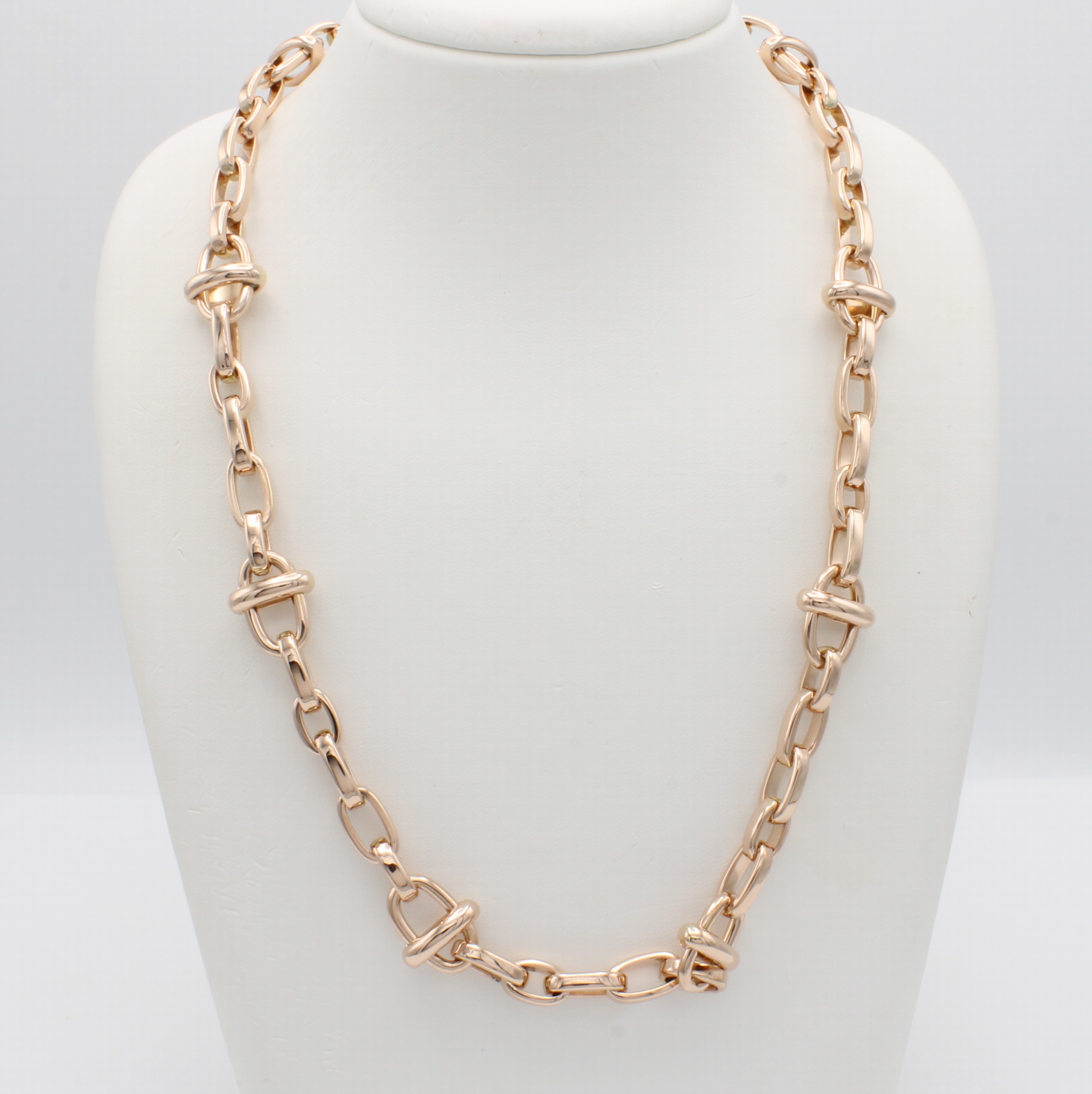 Image 27003896 - Ankercollier, RG 585/000, Glieder in versch.Größen, integrierte Schließe, L. ca. 55 cm