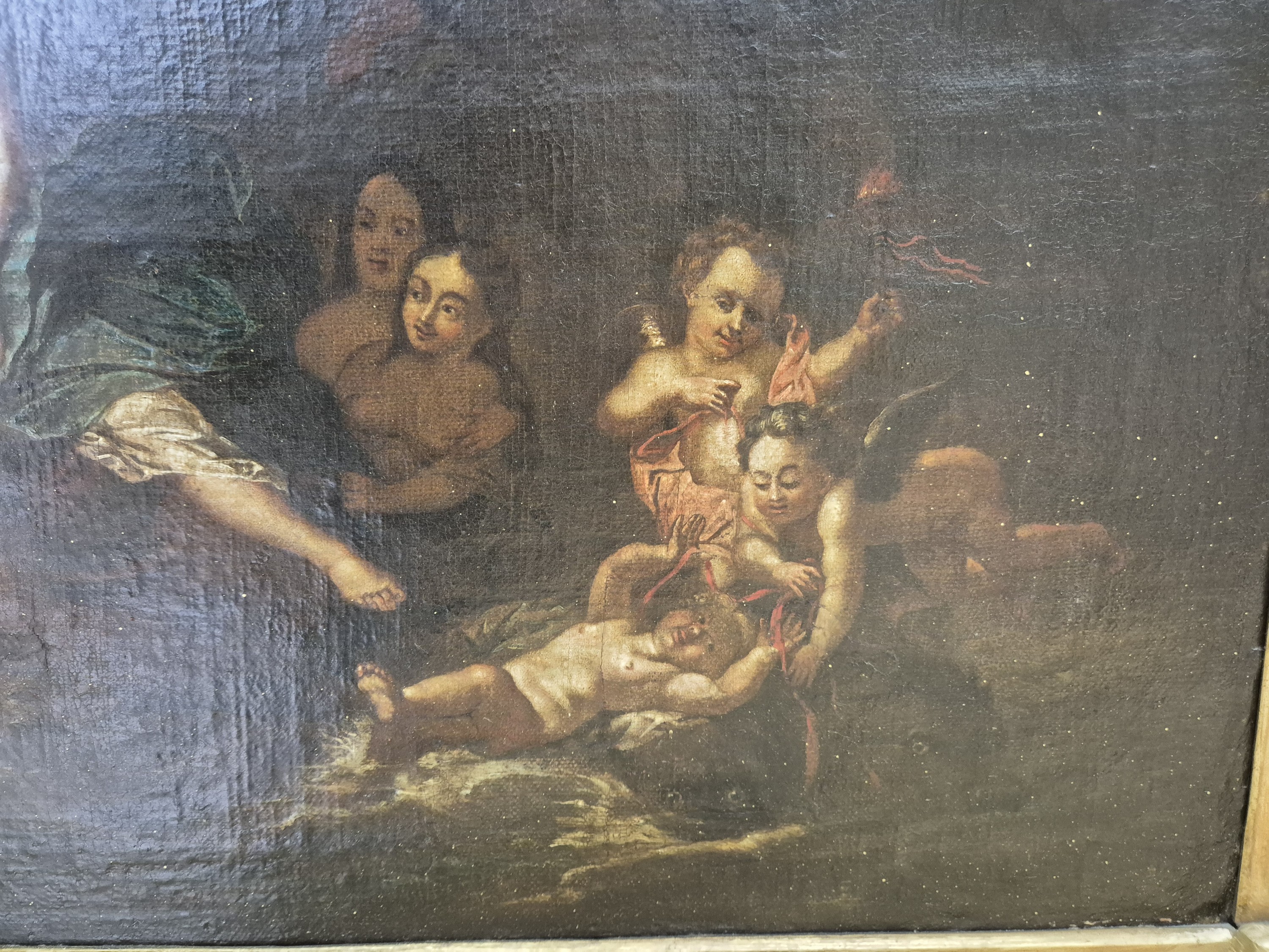 Detail d: Niederländischer Künstler des 17. Jh., wohl Umkreis des Adriaen van Nieulandt (1587 Antwerpen-1658 Amsterdam), Der Triumph der Meeresgöttin ...