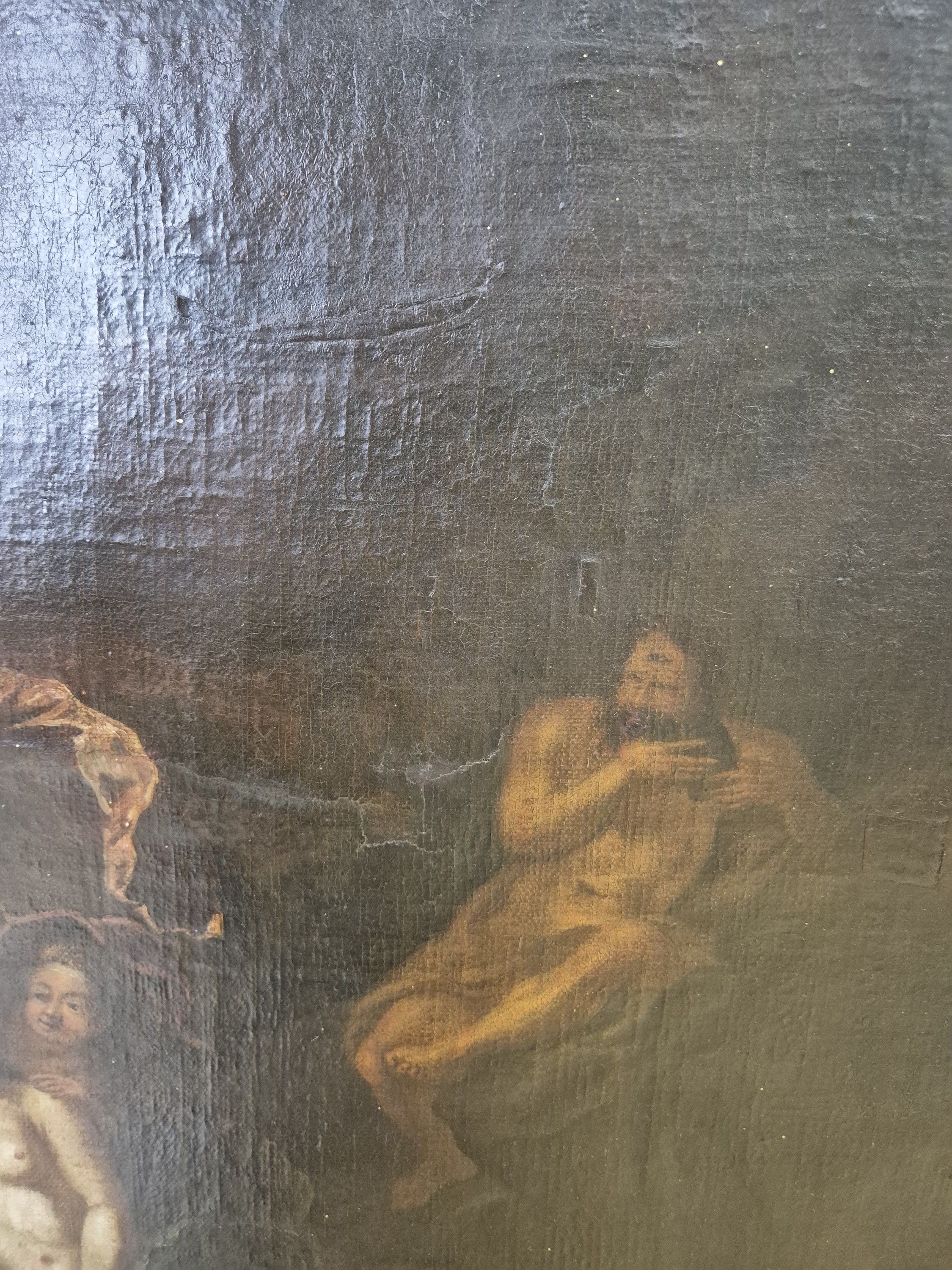 Detail e: Niederländischer Künstler des 17. Jh., wohl Umkreis des Adriaen van Nieulandt (1587 Antwerpen-1658 Amsterdam), Der Triumph der Meeresgöttin ...