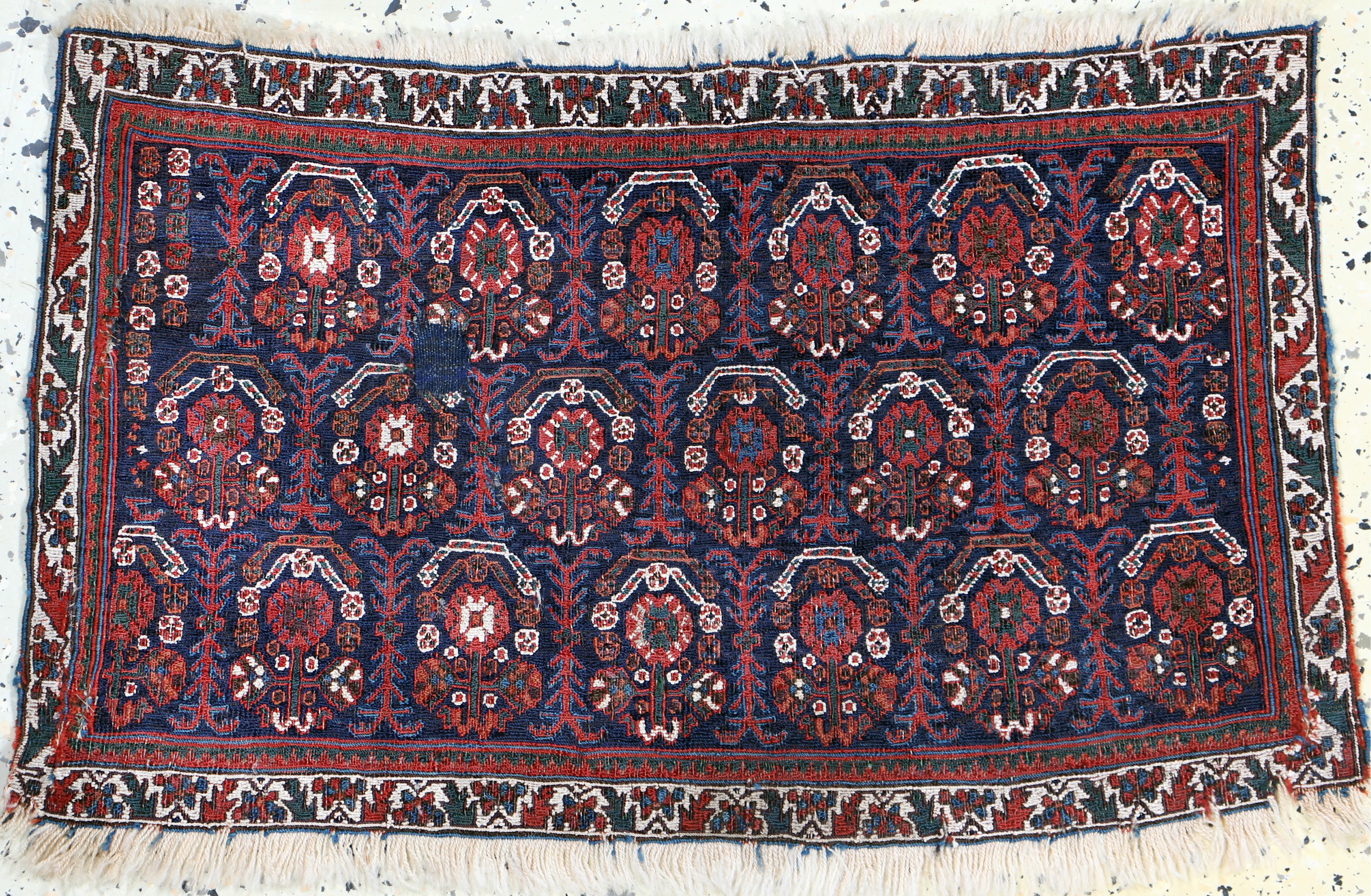 Image 27004059 - Afschar Mafraschteil, Persien, 19.Jhd, Wolle auf Wolle, ca. 76 x 45 cm, EHZ: 4