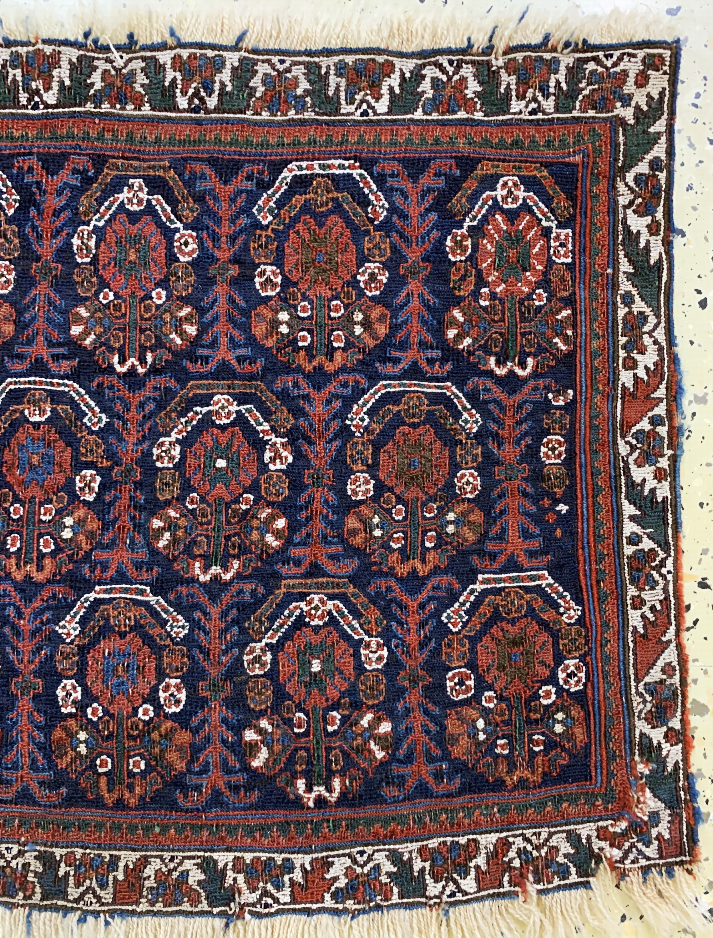 Detail a: Afschar Mafraschteil, Persien, 19.Jhd, Wolle auf Wolle, ca. 76 x 45 cm, EHZ: 4
