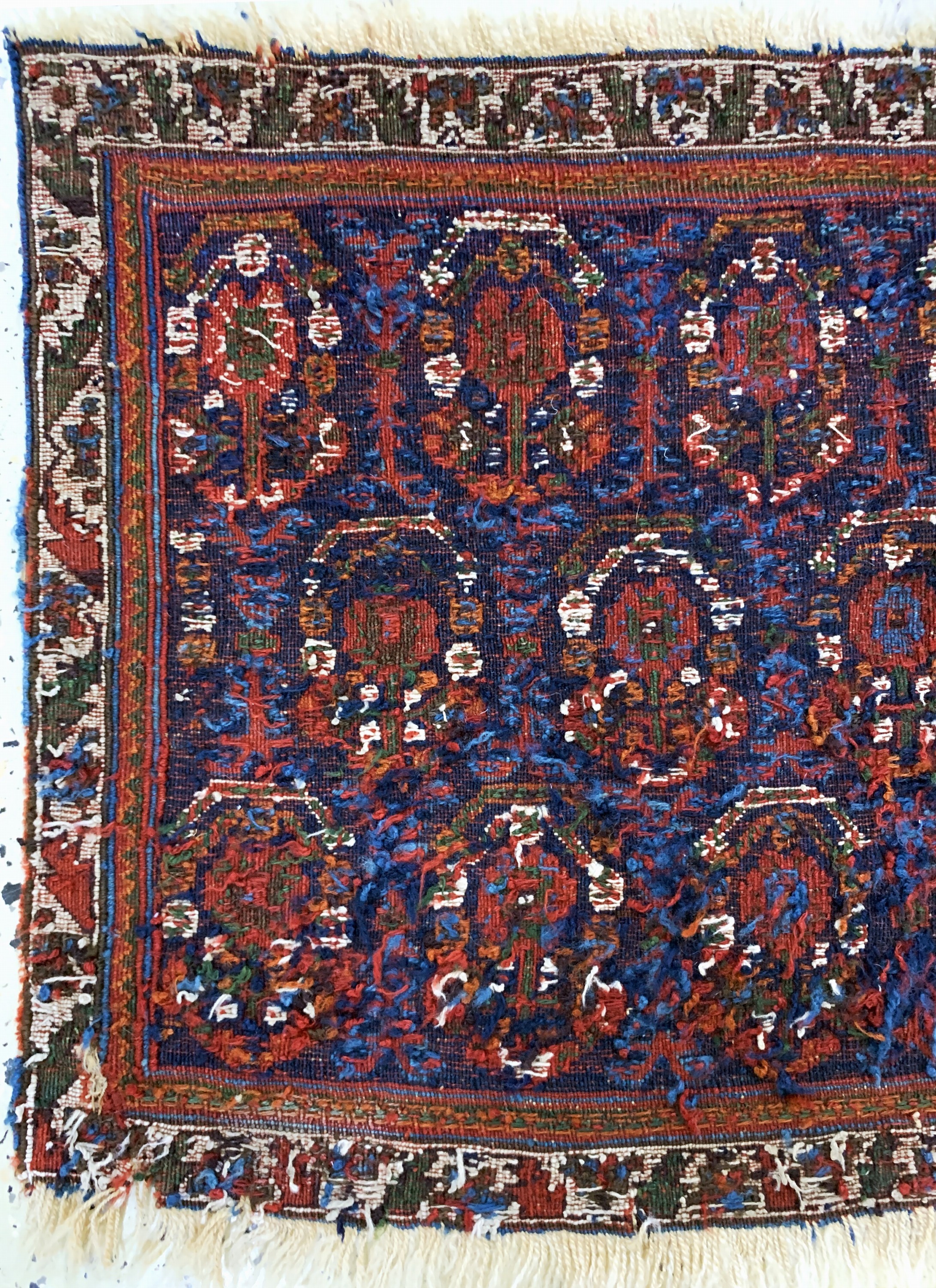 Detail c: Afschar Mafraschteil, Persien, 19.Jhd, Wolle auf Wolle, ca. 76 x 45 cm, EHZ: 4