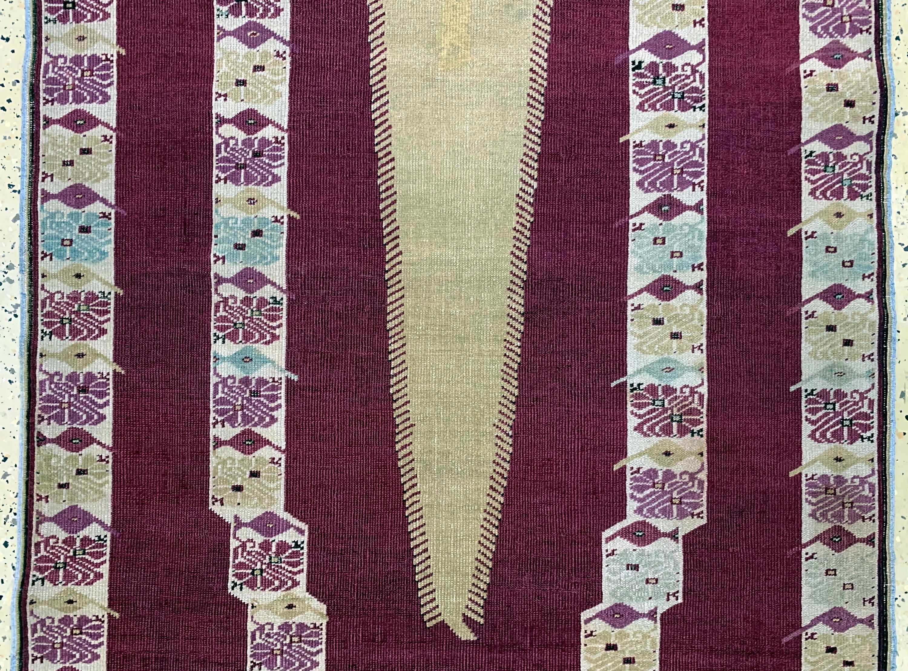 Detail b: Giordes antik, Türkei, 19.Jhd, Wolle auf Wolle, ca. 201 x 97 cm, EHZ: 2, (restauriert)