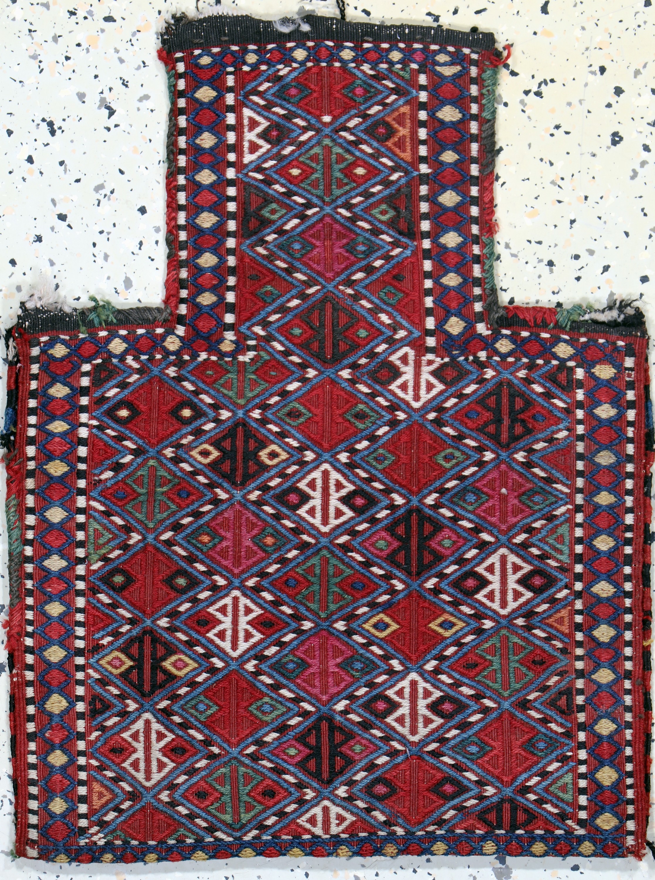 Image 27004076 - Salztasche antik, Kaukasus, um 1900, Wolle auf Wolle, ca. 57 x 44 cm, EHZ: 2