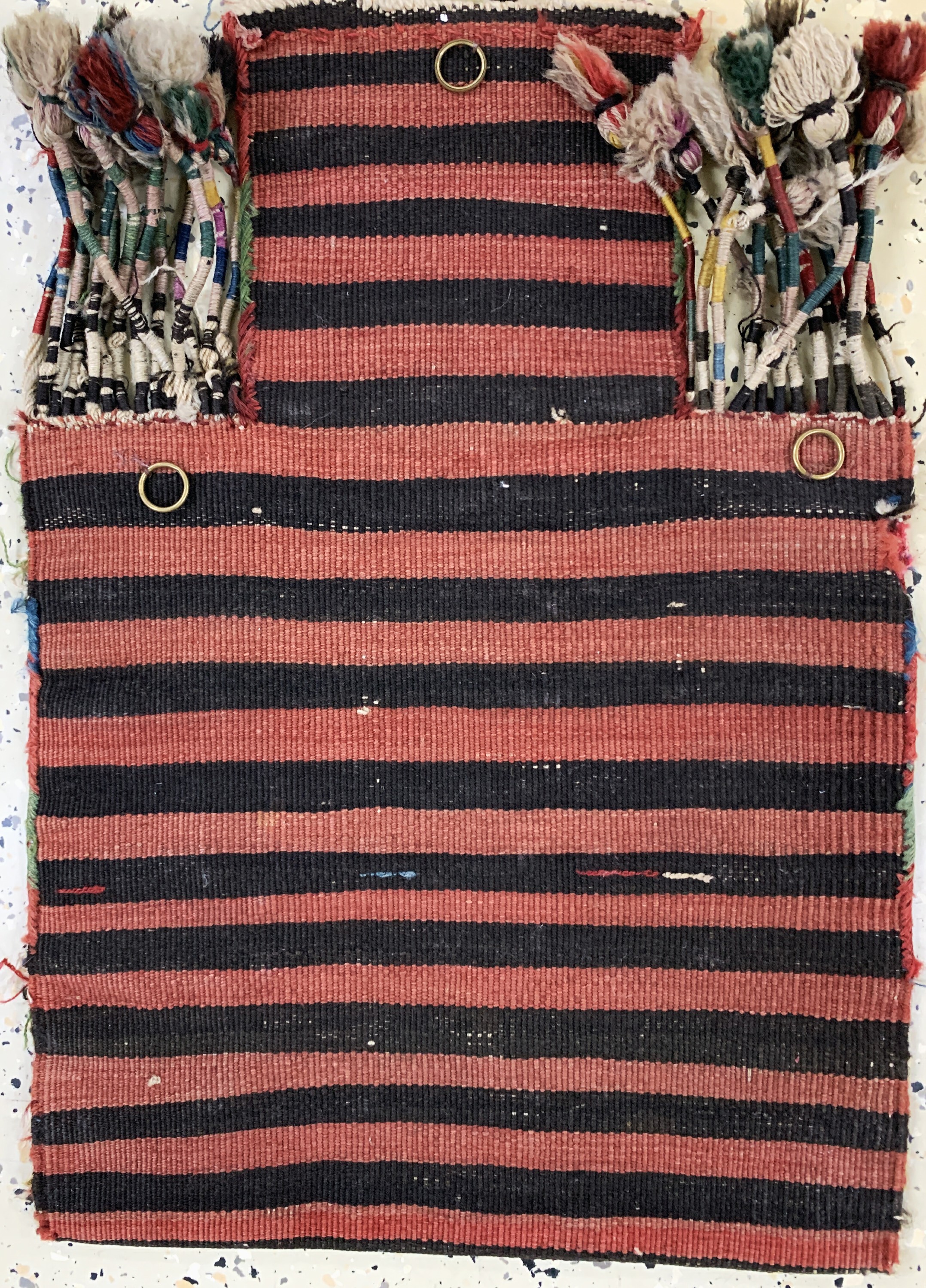 Detail d: Shahsawan Salztasche, Persien, 19.Jhd, Wolle auf Wolle, ca. 57 x 40 cm, EHZ: 2