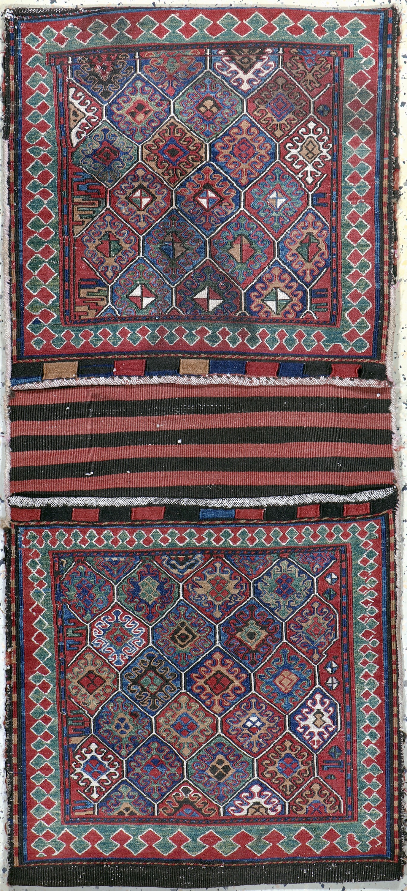 Image 27004089 - Shahsawan Doppelttasche, Persien, um 1900, Wolle auf Wolle, ca. 131 x 59 cm, EHZ: 2