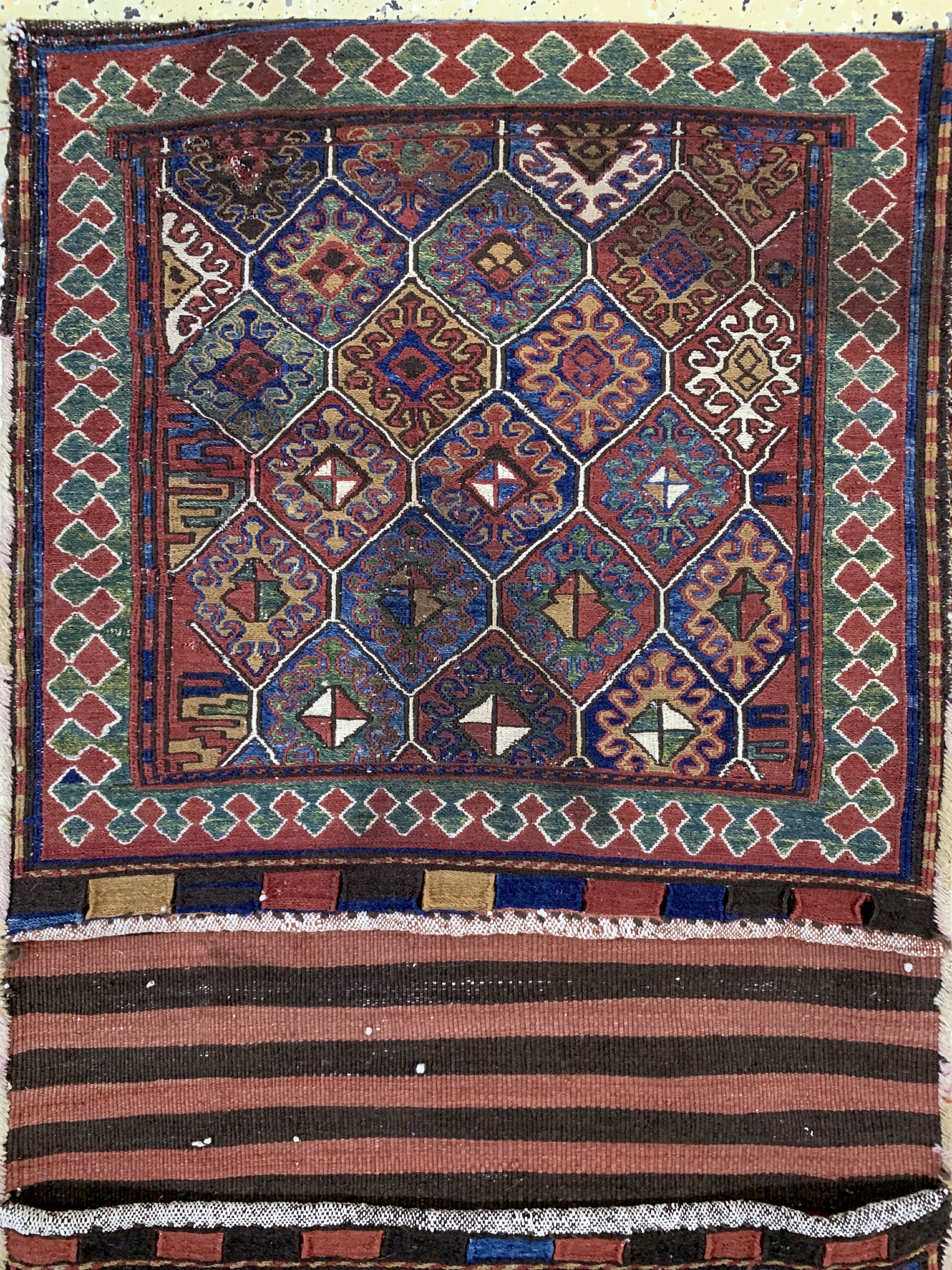 Detail a: Shahsawan Doppelttasche, Persien, um 1900, Wolle auf Wolle, ca. 131 x 59 cm, EHZ: 2