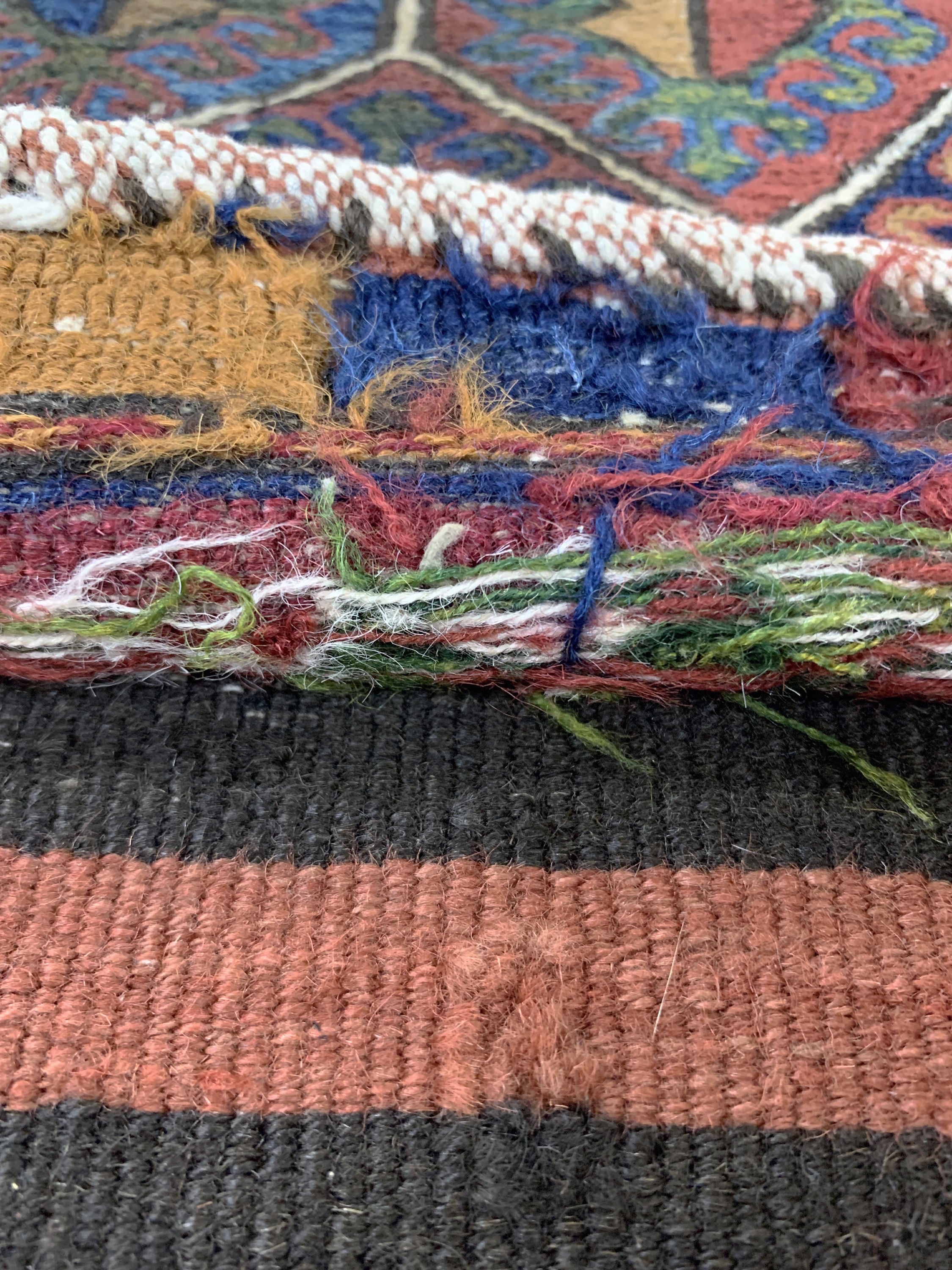 Detail c: Shahsawan Doppelttasche, Persien, um 1900, Wolle auf Wolle, ca. 131 x 59 cm, EHZ: 2