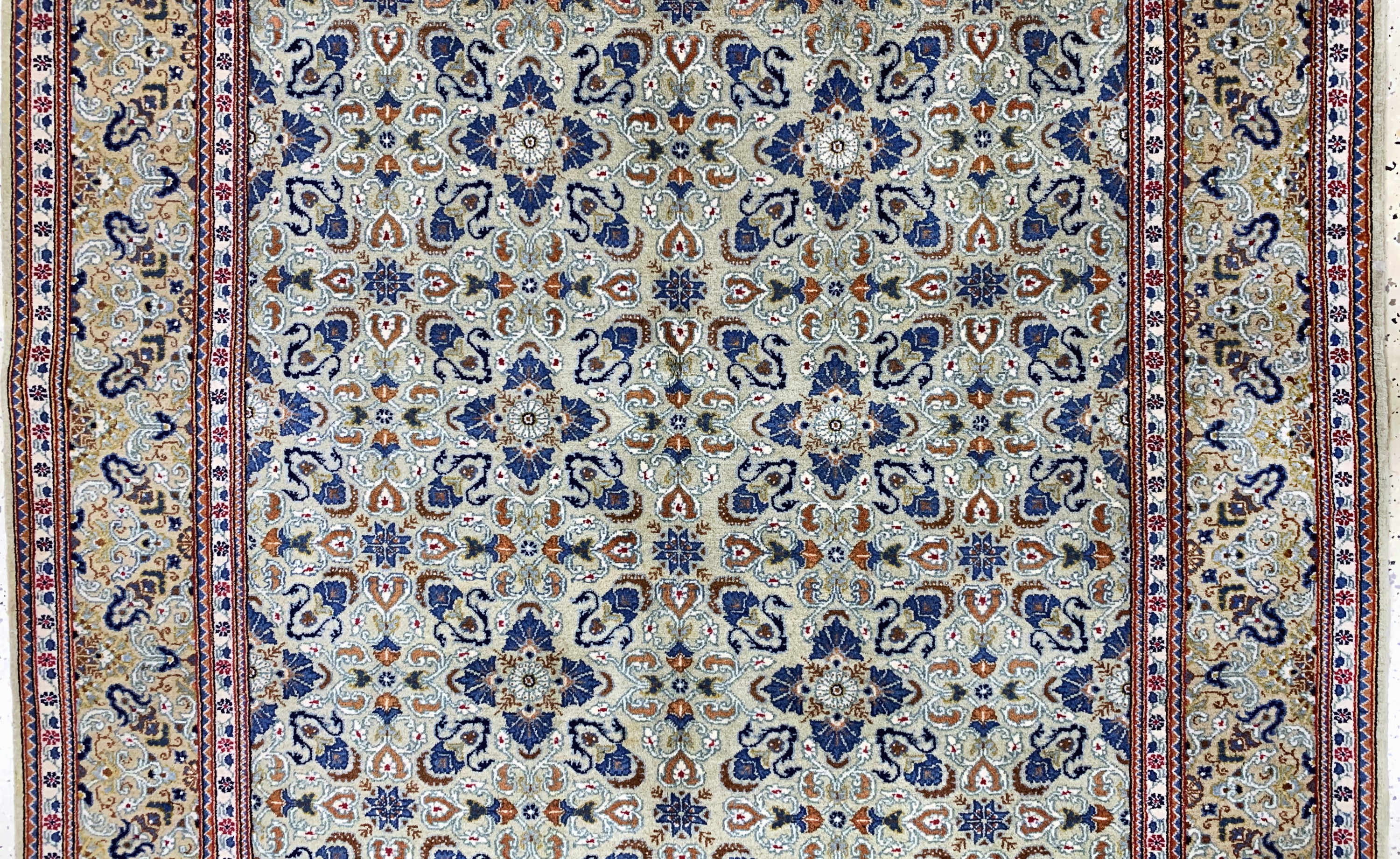 Detail b: Keschan alt, Persien, Mitte 20.Jhd, Wolle auf Baumwolle, ca. 210 x 138 cm, EHZ: 2(kleine Restaurierungen)