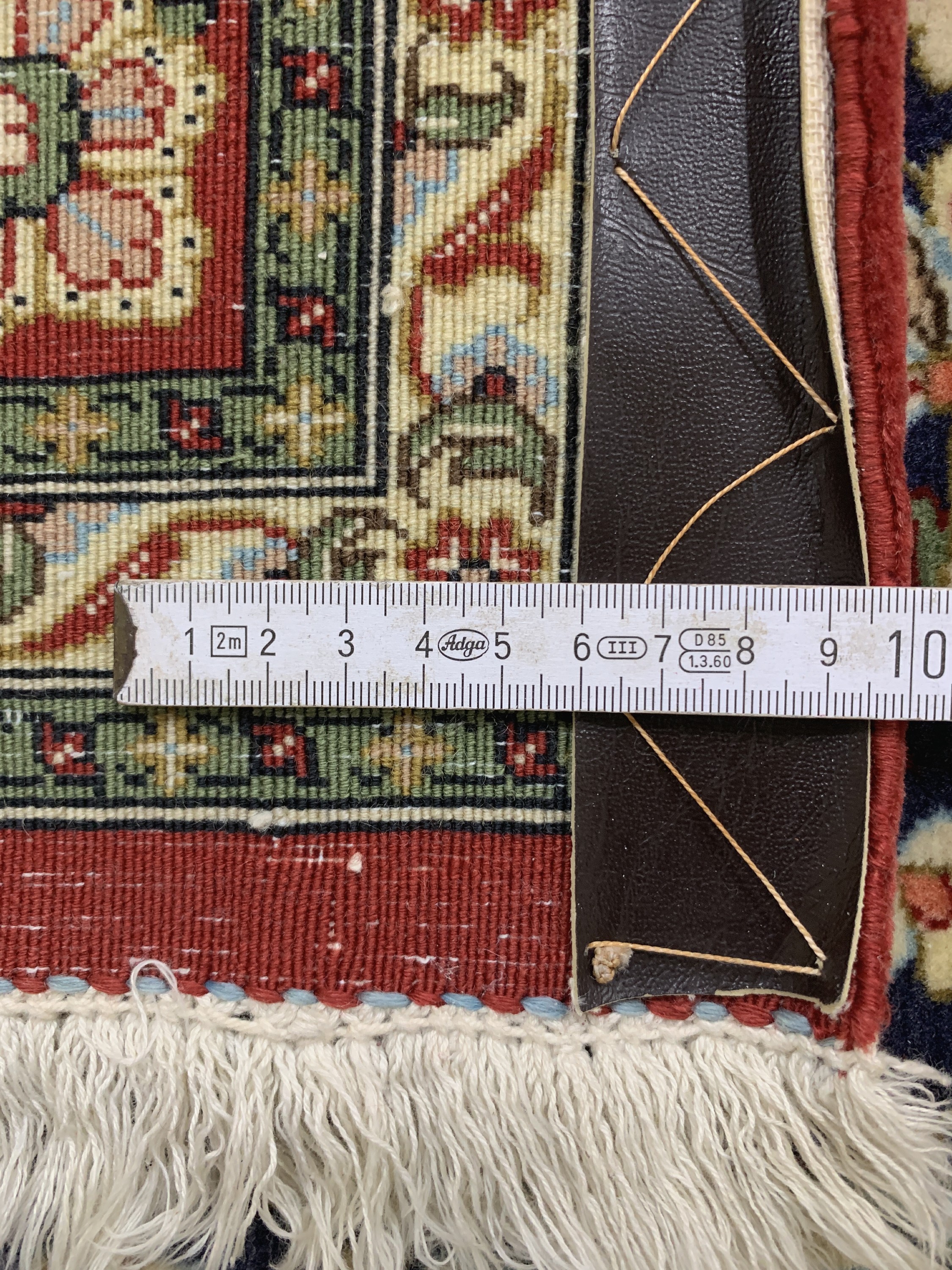 Detail e: Saveh Kork fein Persien, signiert"Rakhshani", Mitte 20.Jhd, Korkwolle auf Baumwolle, ca. 201 x 143 cm, EHZ: 2