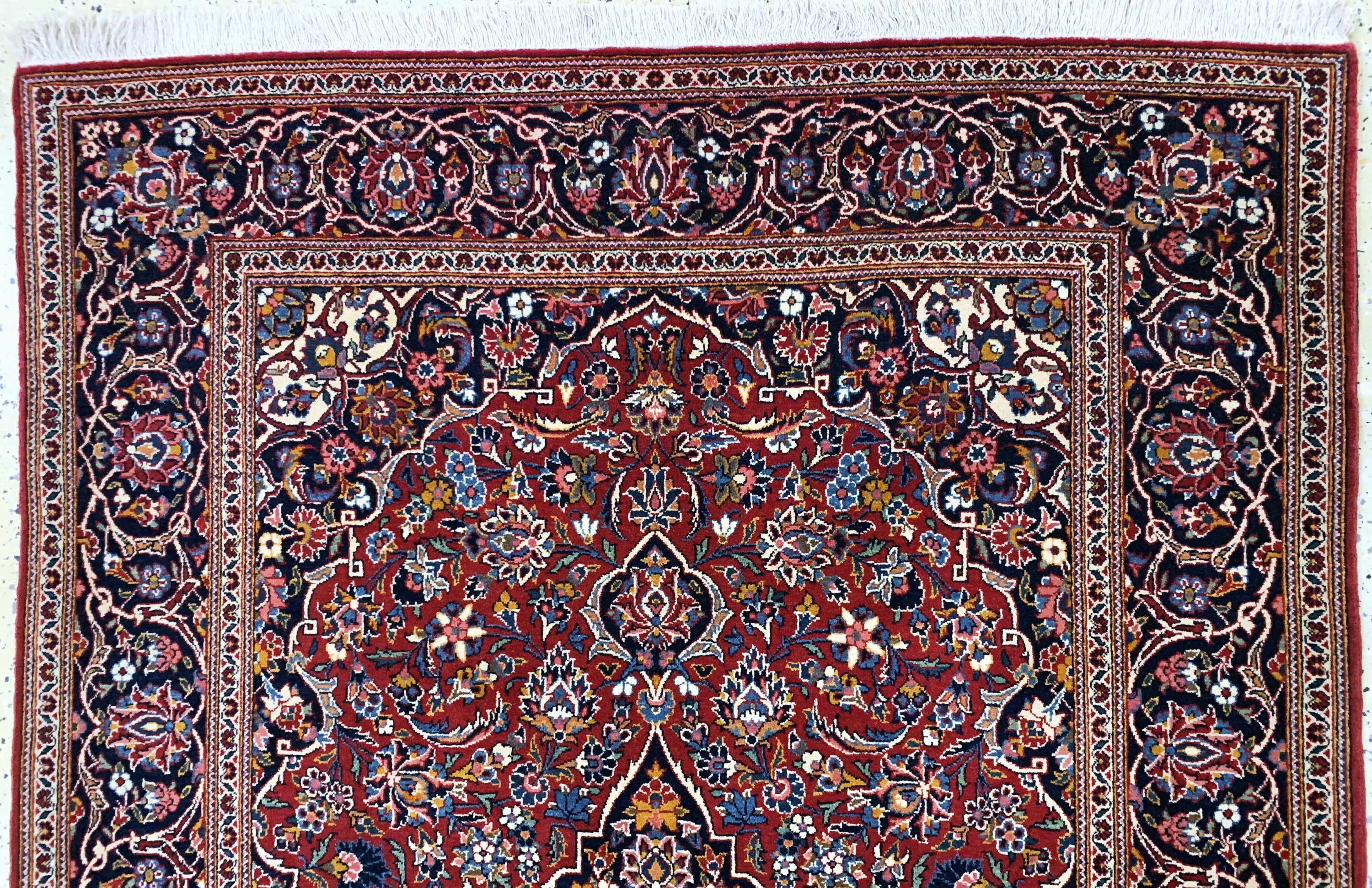 Detail a: Keschan Kork alt, Persien, Mitte 20.Jhd, Korkwolle auf Baumwolle, ca. 214 x 135 cm, EHZ: 2