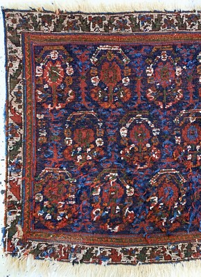 27004059c - Afschar Mafraschteil, Persien, 19.Jhd, Wolle auf Wolle, ca. 76 x 45 cm, EHZ: 4