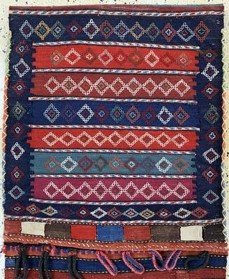 27004075a - Armenische Doppelttasche, Armenien, 19.Jhd,Wolle auf Wolle, ca. 158 x 58 cm, EHZ: 2-3