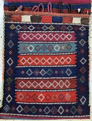 27004075b - Armenische Doppelttasche, Armenien, 19.Jhd,Wolle auf Wolle, ca. 158 x 58 cm, EHZ: 2-3